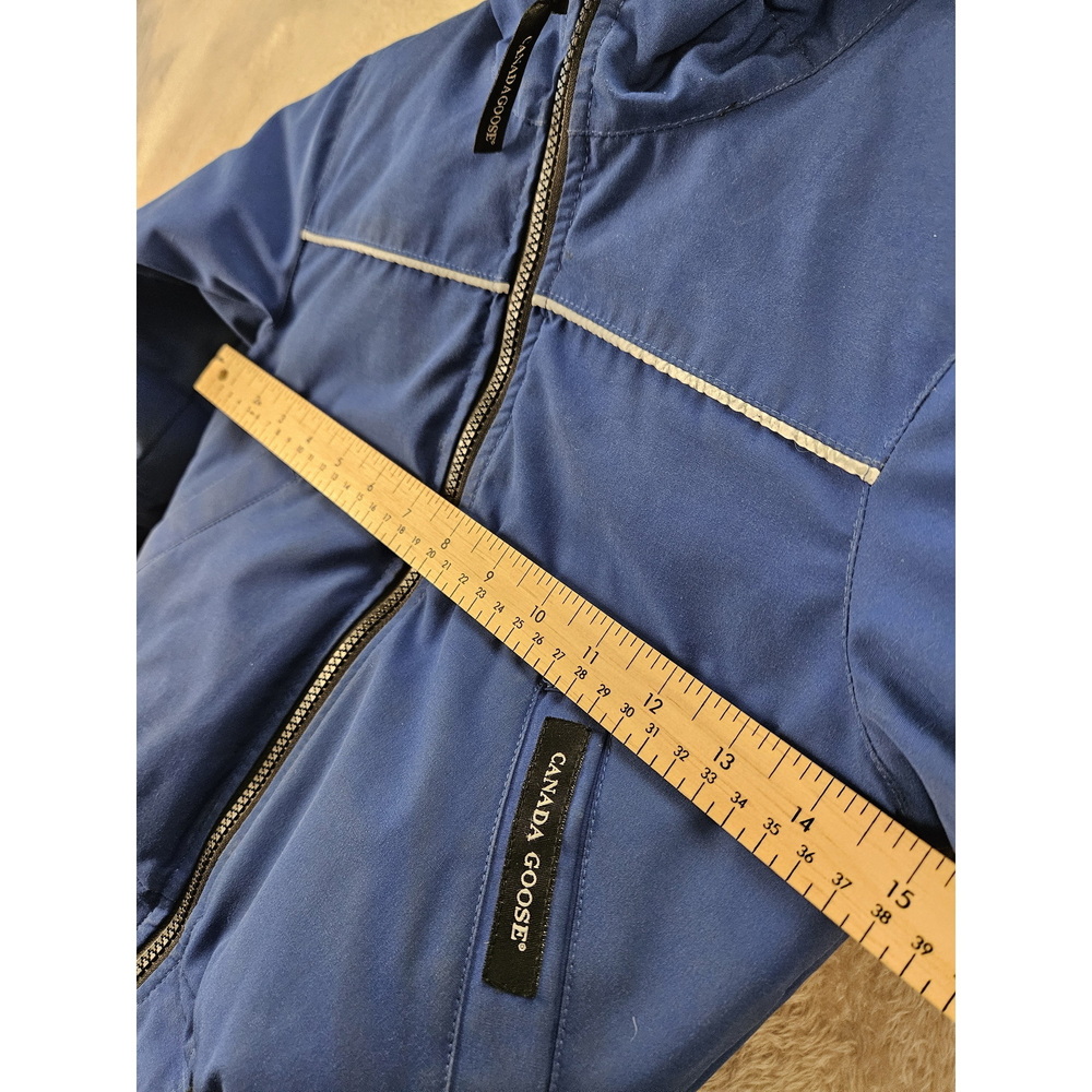 Canada Goose Kids Grizzly Bomber Jacket Removable Fur-trimmed Hood and Reflectiv - Picture 6 of 10